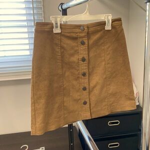 Abercrombie and Fitch Suede mini skirt. Never worn!